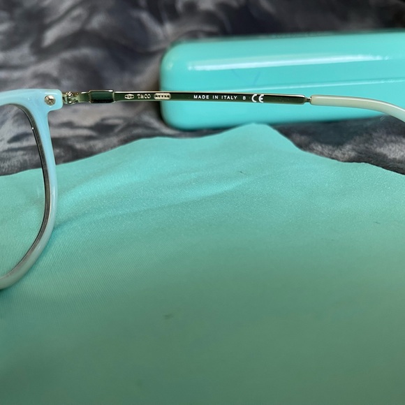 Tiffany & Co Eyeglasses Frames - Brown with Blue Inside - Picture 8 of 11